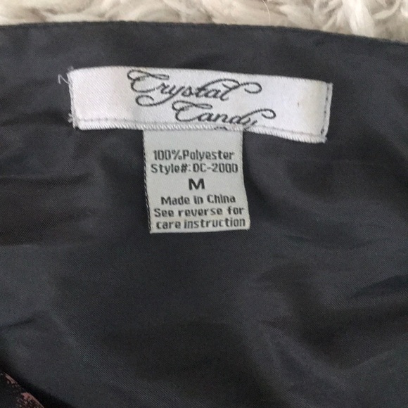 Floral Flowy Black mini dress - Picture 3 of 3